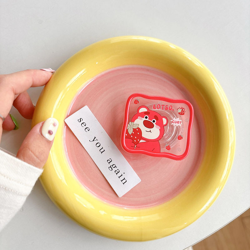 ที่วางโทรศัพท์มือถือแบบพับได้ขาตั้งอะคริลิค SelfAdhesive Finger Grips