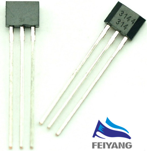 Hall-Effekt-Sensor, A3144E 3144 OH3144E, SIP, 3-polig, 10 Stück Hall-Effekt-Sensor, A3144E 3144 OH3144E, SIP, 3-polig, 10 Stück