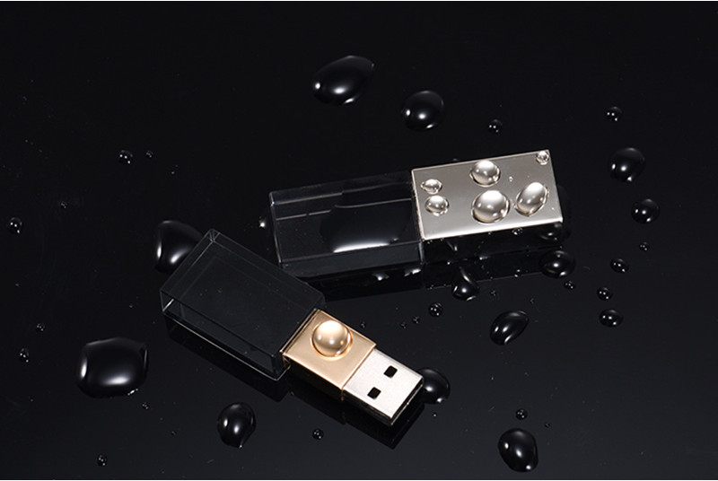 Shandian คริสตัล USB 3.0 แฟลชไดรฟ์ 128GB 1 PCS ฟรีโลโก้ที่กําหนดเอง ...