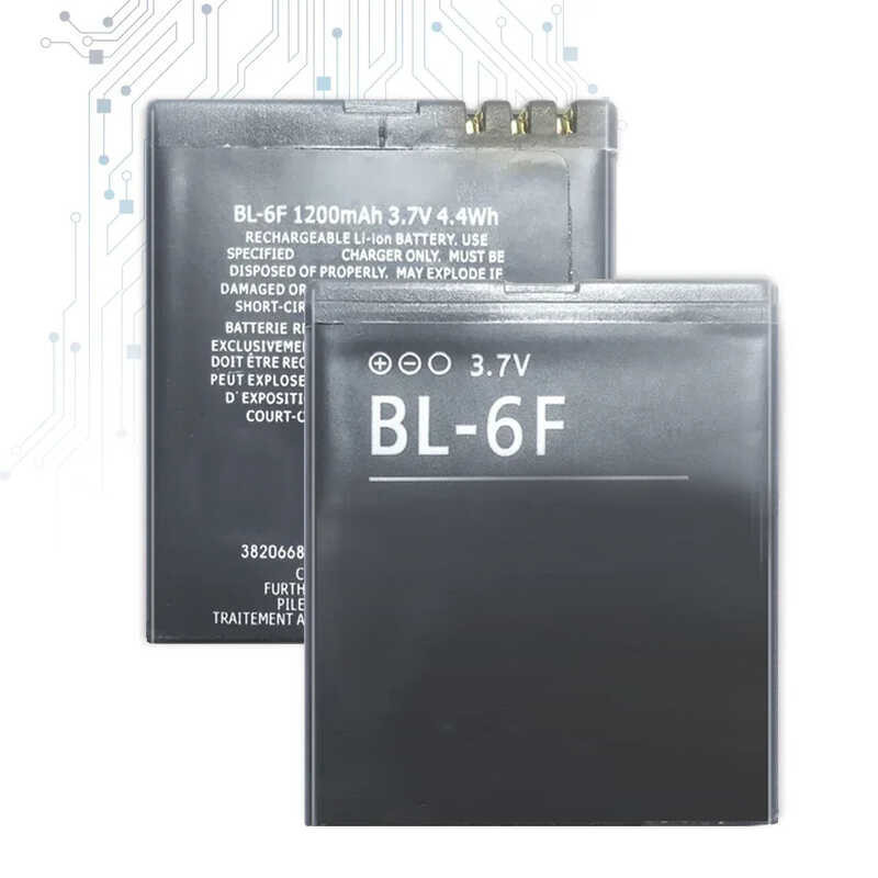 Batteria Di Ricambio BL-6F 1200mAh Per Nokia N78, N79, N95 8G, 6788, 6788I