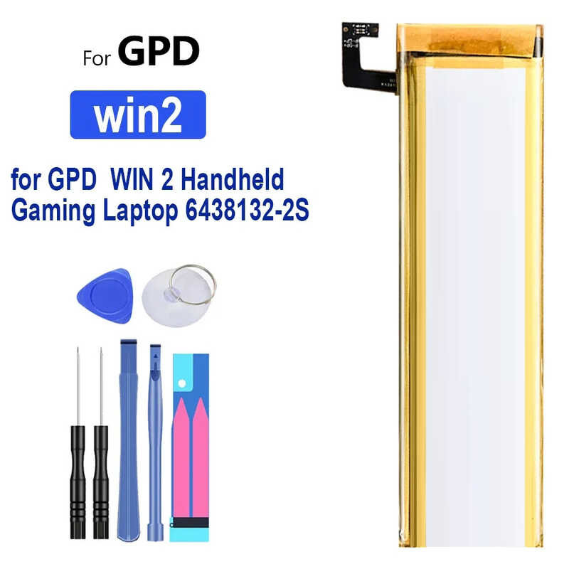 Batterie 6438132-2S pour GPD WIN 2 Handheld Gaming