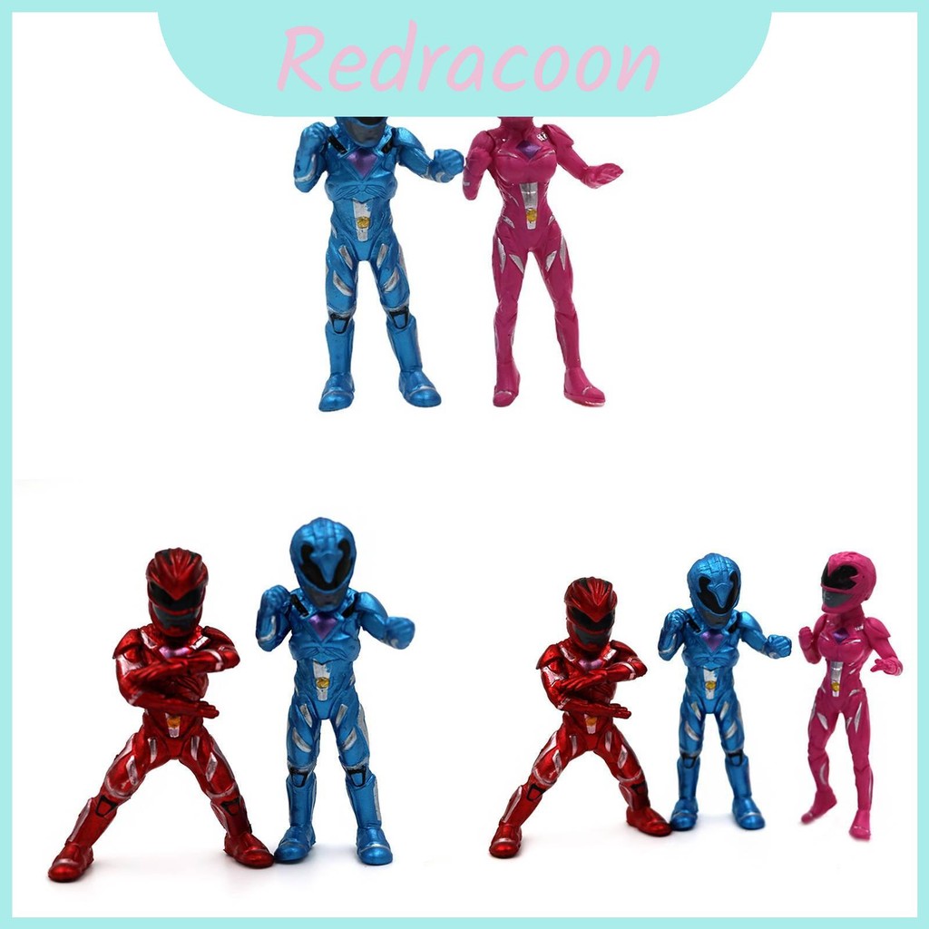 Power Iconic Q Rangers Movie ตุ๊กตาทีมไดโนเสาร์เหมาะสําหรับการให้ ...