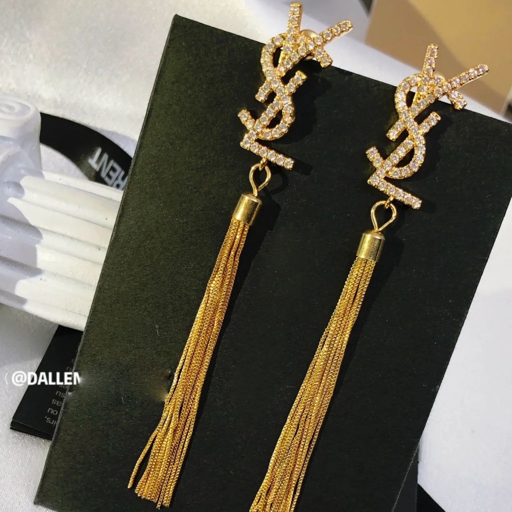 Yves Saint Laurent YSL สไตล์ร้อน Yves Saint Laurent YSL ตัวอักษรเพชร