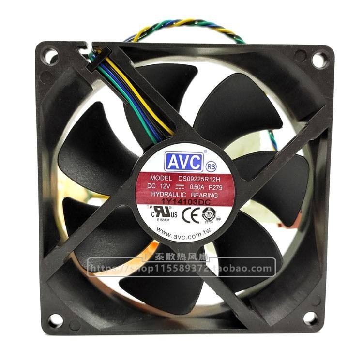 Original AVC 9025 DS09225R12H 0.50A 12V 4-Pin PWM อุณหภูมิควบคุมความ ...