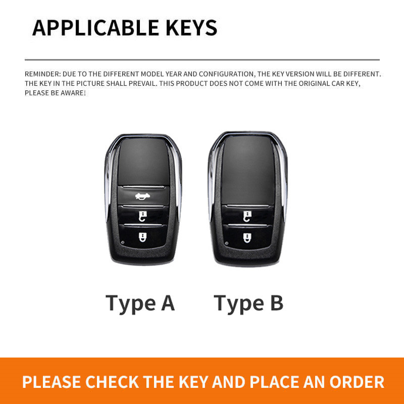 หนังผู้ถือสมาร์ท Key Pust Start Remote Case keyless สําหรับ Toyota ...