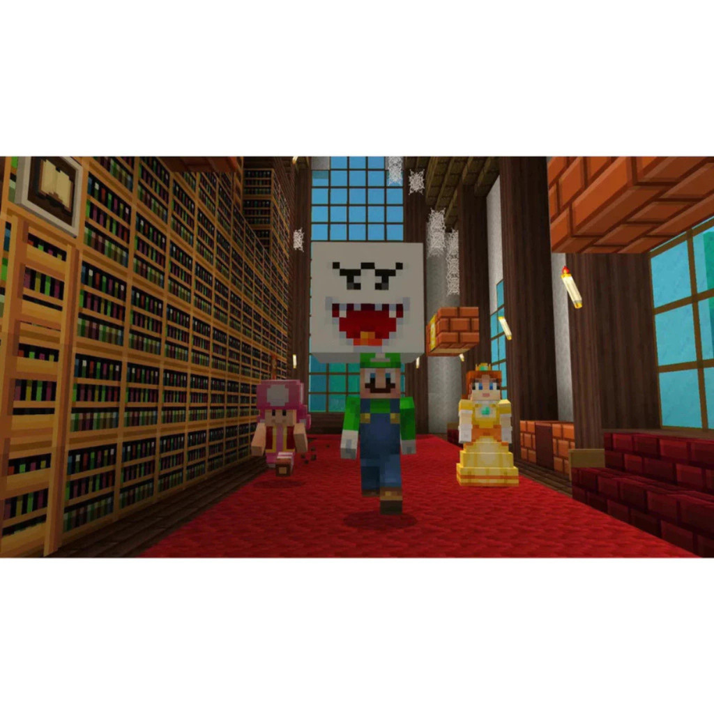 NINTENDO SWITCH GAME MINECRAFT : SUPER MARIO MASH-UP มายคราฟ แผ่นเกม ...