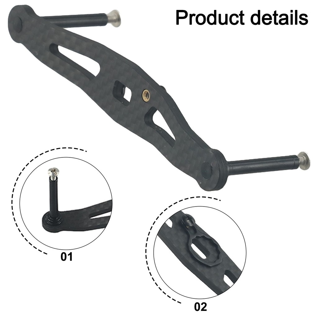 คันจับคาร์บонไฟเบอร์แบบ rocker handle สำหรับตัวปั่นลวด DAIWA และ ABU ...