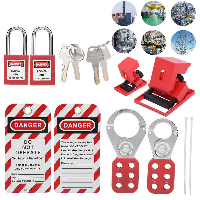 Locks Lockout Tagout Kit Electrical For Lock Tag Out Stations | Shopee ...