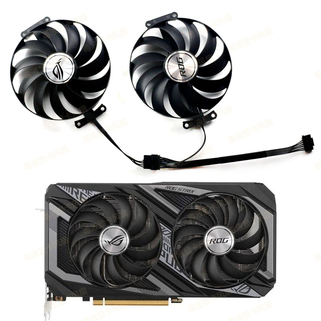 Asus/asus RX 6600XT Raptor ROG STRIX OC กราฟิกการ์ดพัดลมระบายความร้อน ...