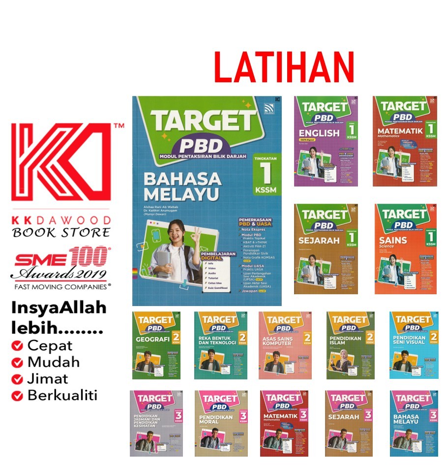 [KKD] Pelangi: Target PBD Tingkatan 1,2 dan 3 KSSM | Shopee Thailand
