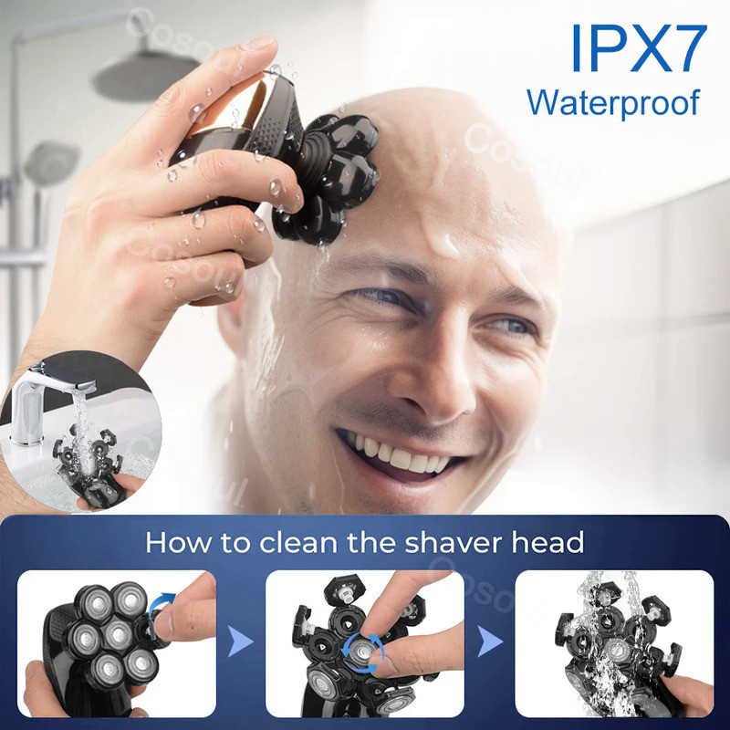 Shaver for Men Electric Shaver Powerful Bald Head Shaver Beard Shaving ...