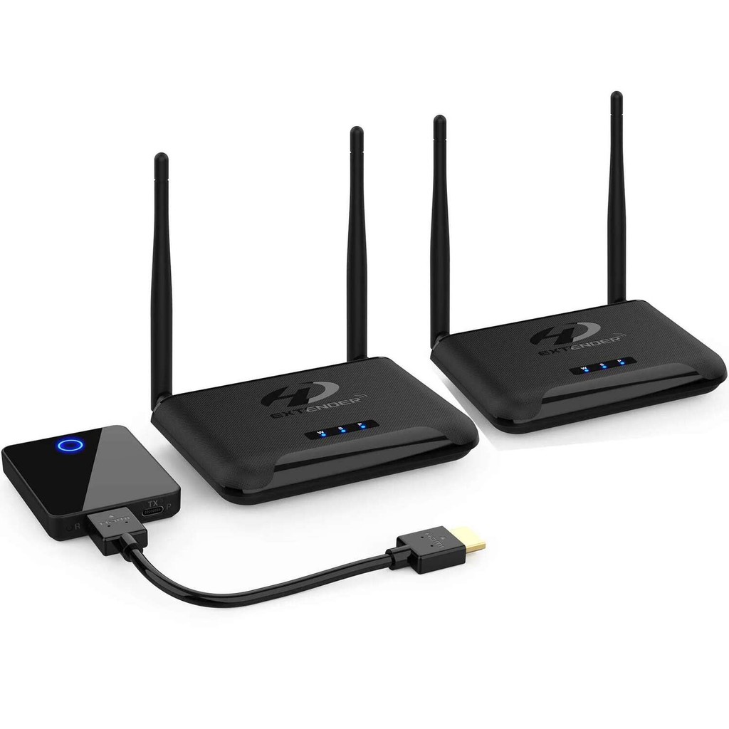 60m Wireless HDMI Video Transmitter Receiver Extender อะแดปเตอร์รองรับ ...