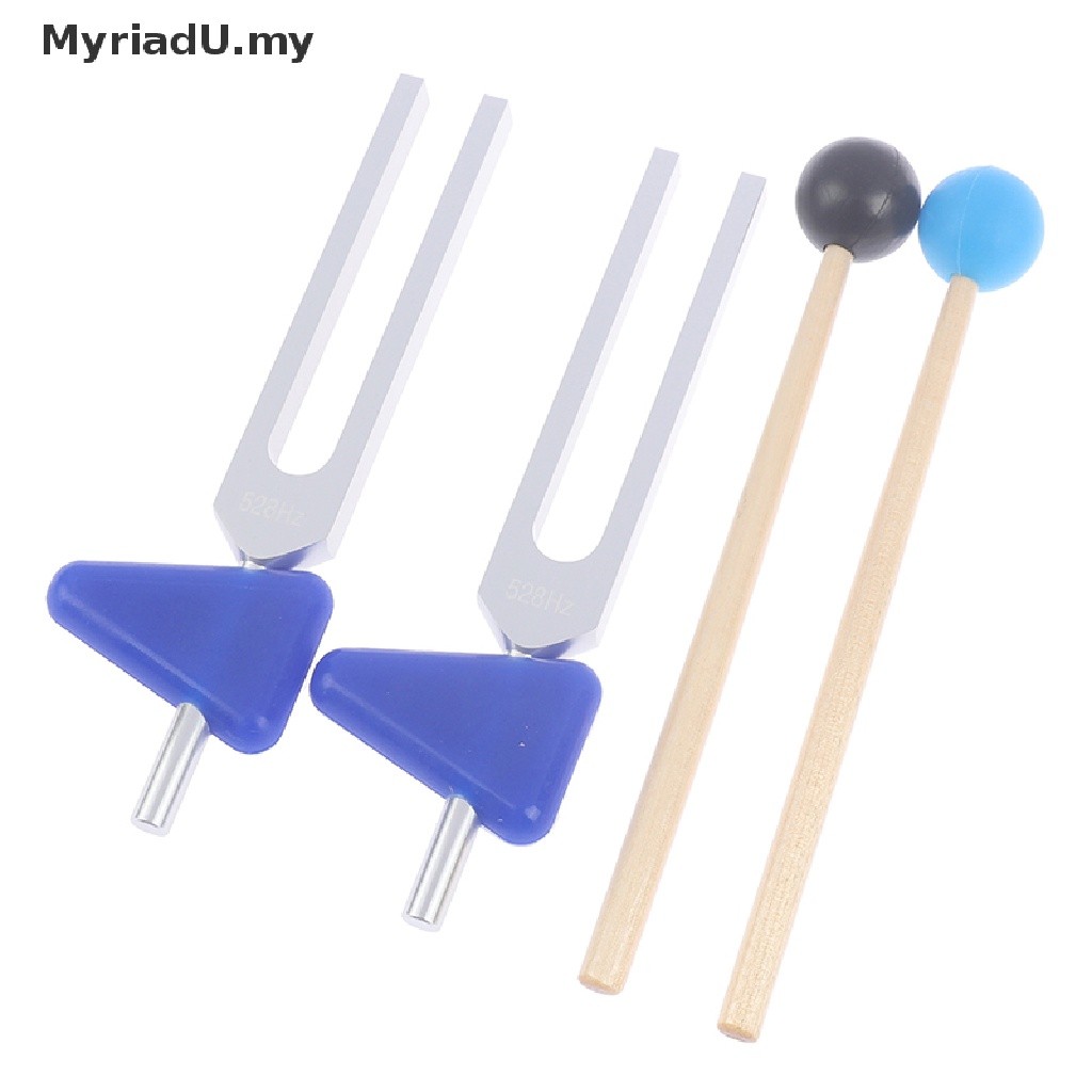 ในสต็อก MyriadU Tuning Forks Set 528 Hz Chakra สําหรับ DNA Repair ...
