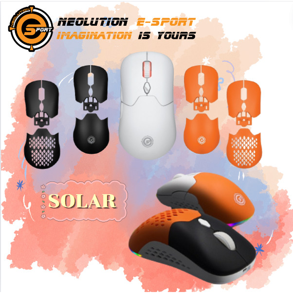 SOLAR Neolution E-Sport Gaming Mouse SOLAR เมาส์เกมมิ่ง ไร้สาย เชื่อม ...