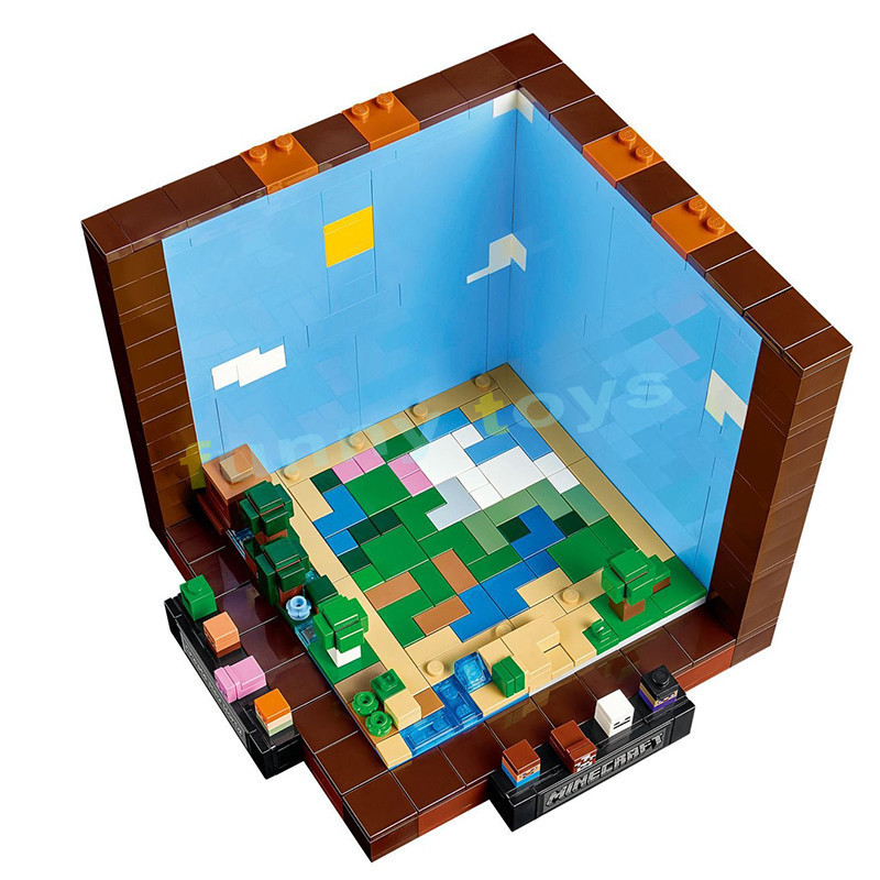 ใหม่เกมหัตถกรรม Biomes Creative Workbench ประกอบปริศนาของเล่นเข้ากันได้ ...
