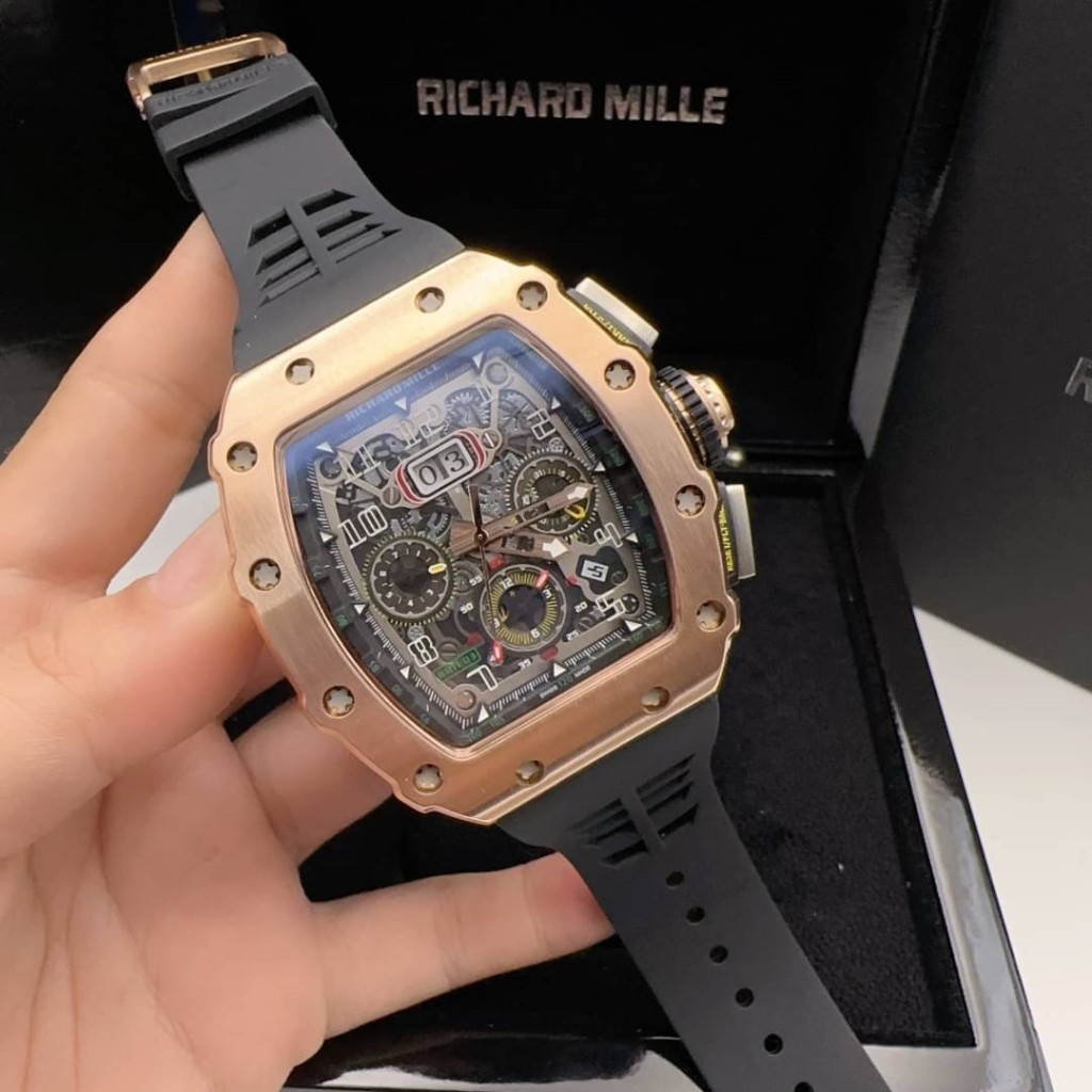 นาฬิกาข้อมือ RIC HARD MILLE งาน ออริเทียบแท้ Size 44mm ระบบ ออโต้ ...