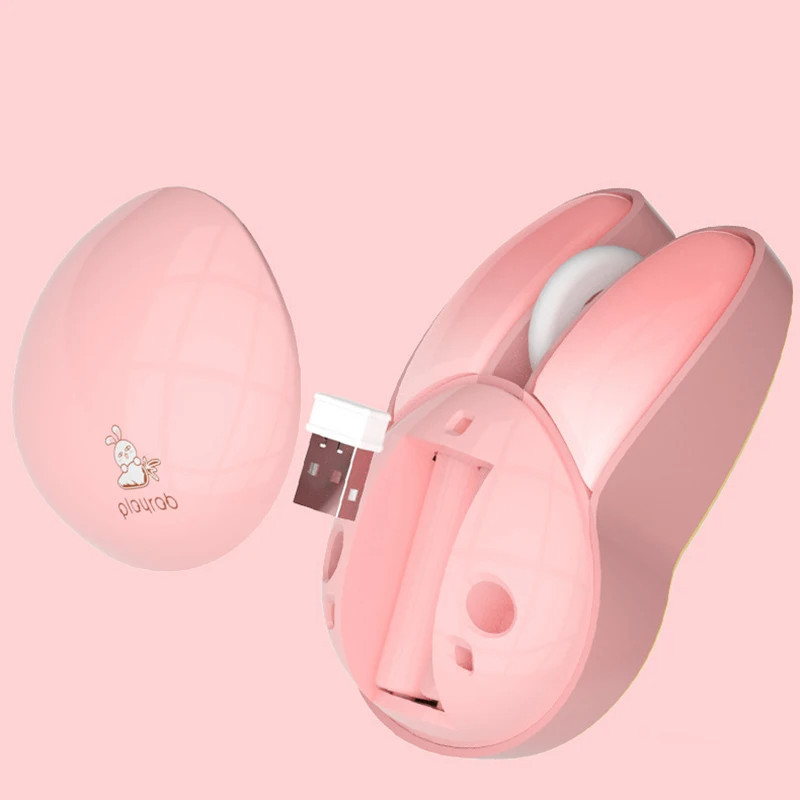 MOFii RABBIT 2.4G wireless Mouse - GREEN/PINK/MILKTEA/BLUE | Shopee ...