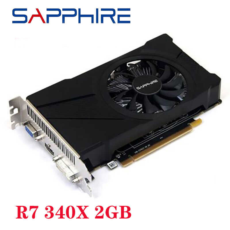 ใช้ SAPPHIRE c R7 340X การ์ดจอ 2GB สำหรับ AMD Radeon R7 340X การ์ดจอ ...