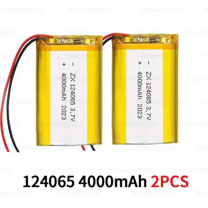 とと Δ แบตเตอรี่ลิเธียมโพลิเมอร์ 124065 4000Mah 3.7 โวลต์ Lipo แบ