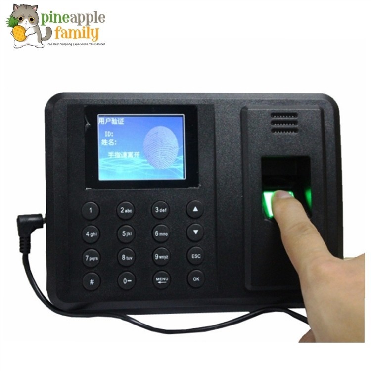 ในสต็อก Yoko USB รายงานลายนิ้วมือ Attendance Punch Card Machine ...