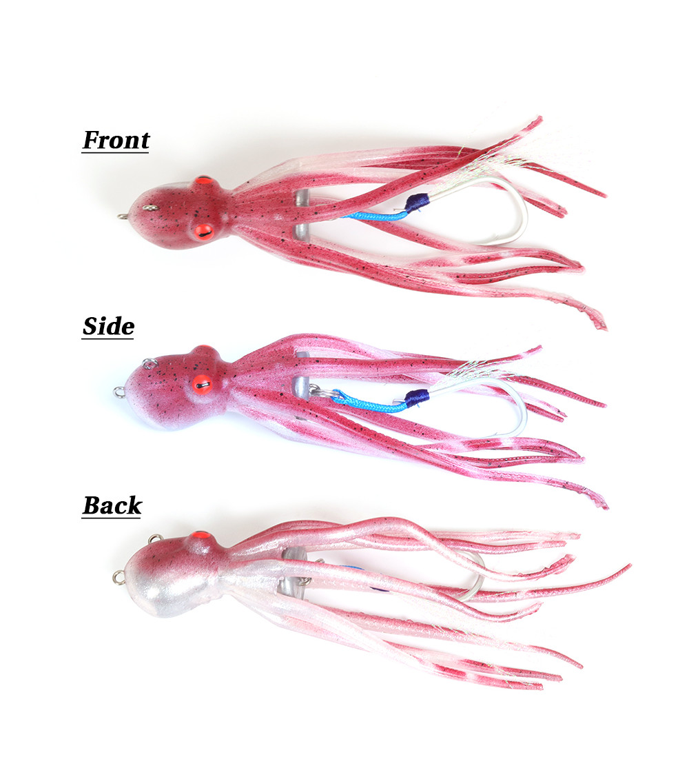 Tolure Octopus Lures 60g 110g 150g 200g 250g 300g Luminous/UV Effect ...