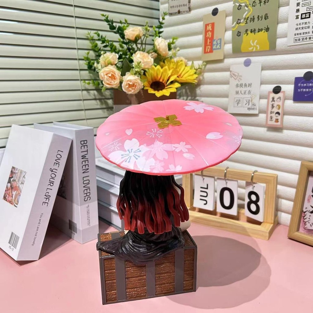 Stove Door Nezuko Hand-Made Flower Umbrella Kimetsu No Yaiba Stove Door ...