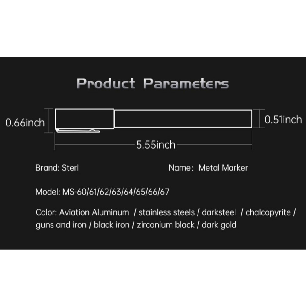 Stedi Skeleton Metal Marker รุ่นโครงสร้างภายใน Skeleton Coloring High ...