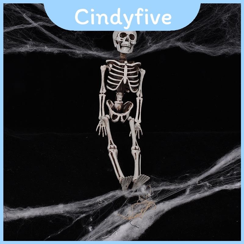 15 ซม.พลาสติก Mini Skeleton Eerie สําหรับ Halloween Decor Haunted ...