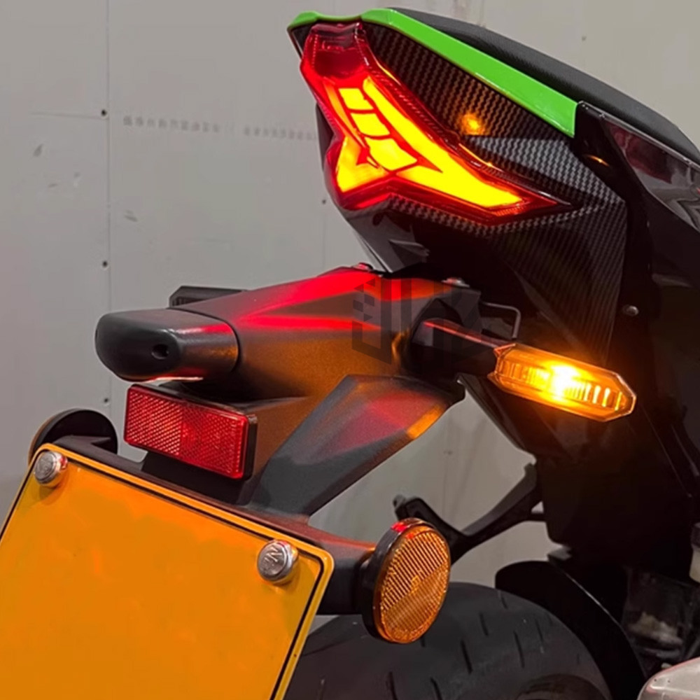 Ce ไฟเลี้ยว LED สําหรับ KAWASAKI Z250 Z400 Z650 Z900 Z300 Z125 ไฟแสดง ...
