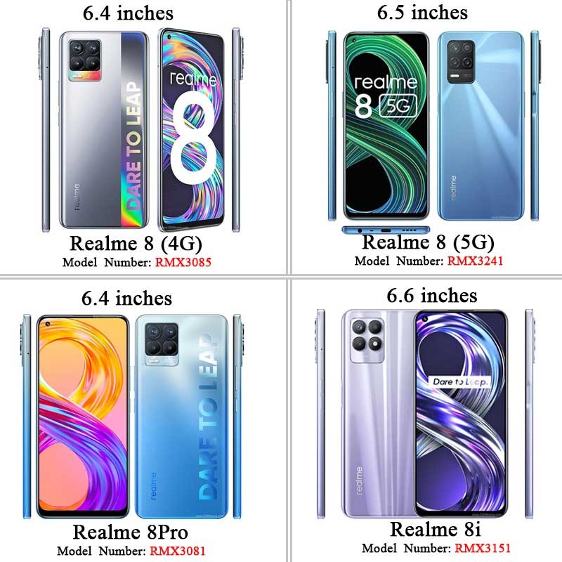 Cod กรณี Realme 8 8 Pro 8i 4G 5G หนังนุ่มเคสโทรศัพท์แท้กล้องป้องกันแกะ ...