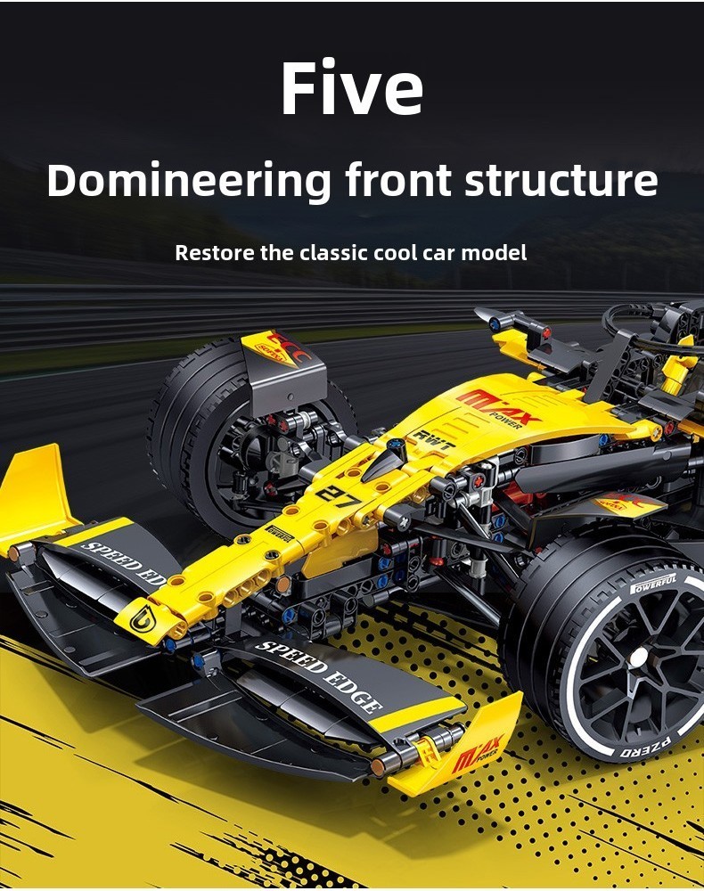 75205 Renault F1 Building Blocks 1:8 รีโมทคอนโทรล Technic Race Cars ...