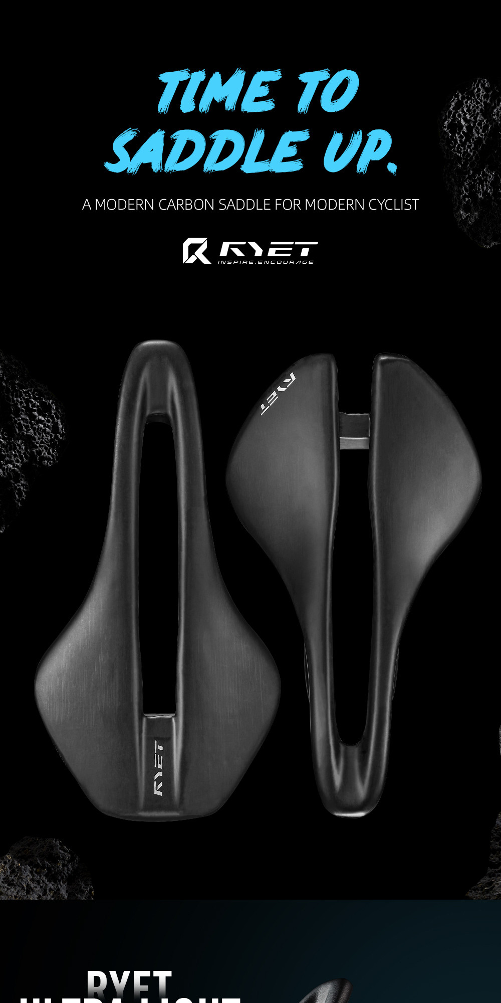 Ryet Ultralight Full Carbon Bike Saddle หนัง OVAL 7x9 มม.จักรยานเบาะรอง ...