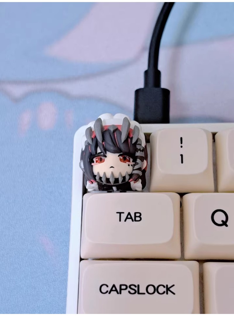 Zenless Zone Zero Keycap น่ารักการ์ตูน 3D สร้างสรรค์น่ารัก MX สวิทช์ ...