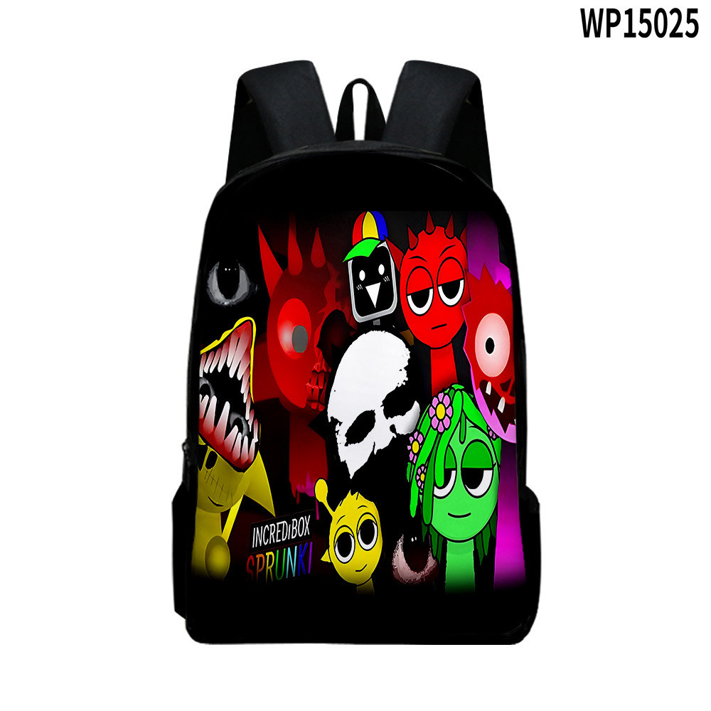 Sprunki Backpack พิมพ์ Rhythm Box กระเป๋านักเรียน | Shopee Thailand