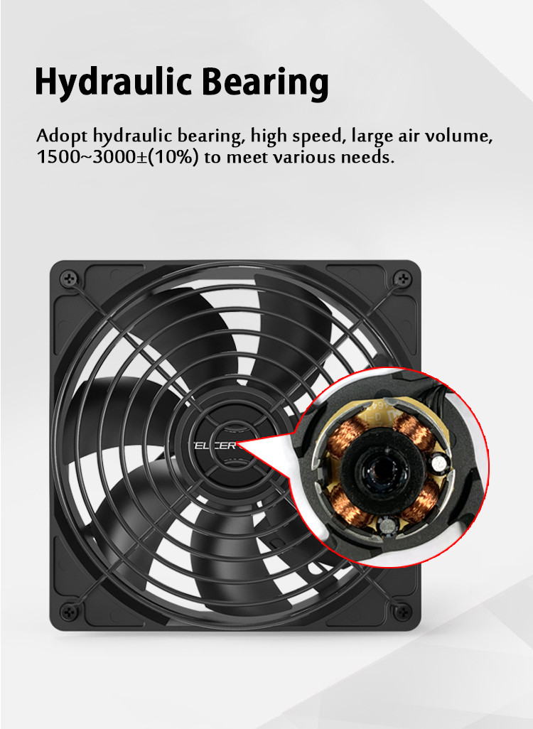 Teucer FS3000 พัดลมระบายความร้อน 1500-3000RPM 12V พัดลมคอมพิวเตอร์ ...