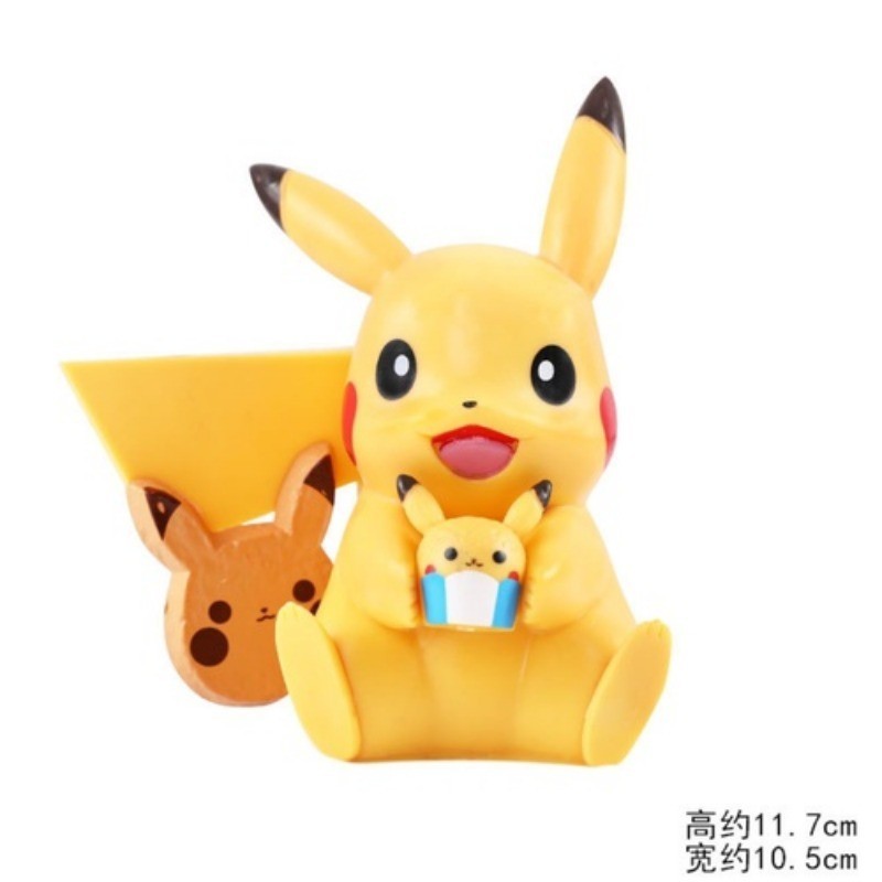 Pikachu เค้กวันเกิดเครื่องประดับตกแต่ง Pikachu ของเล่นเด็กเบเกอรี่ ...