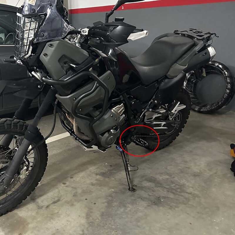 Voetsteun Voor Tenere Voor XT 660 Voor ZR 660Z 660R Voor XT660Z Voor XTZ660 Voor XTZ Voor XT660R Motorfiets Voetsteunen Voetsteunen Pinnen Pedaal Motorfiets Voetsteunen(Color:Zilver