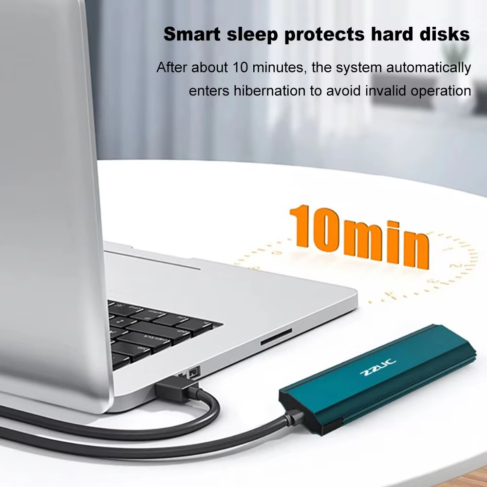 ภายนอก SSD M2 NVMeTo USB C 3.2 Gen2 20Gbps NVMe PCIe 6Gbps NGFF SATA ...