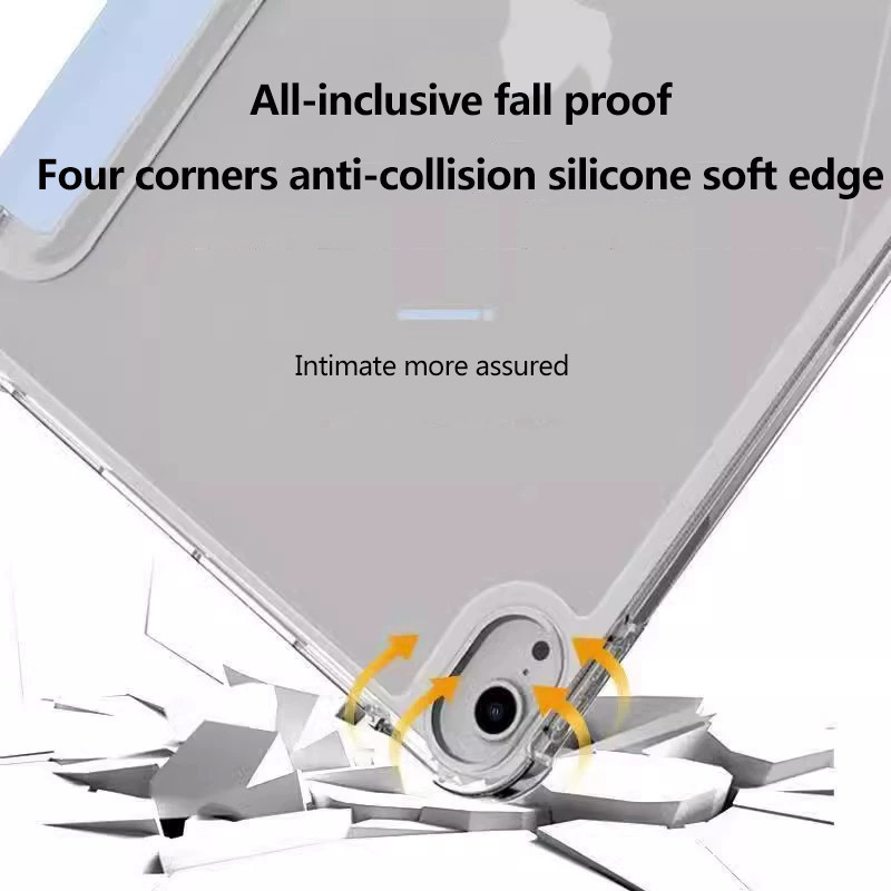 Transprent TPU Tri พับสําหรับ Lenovo Xiaoxin 12.7 2025 Pro 12.7 2nd