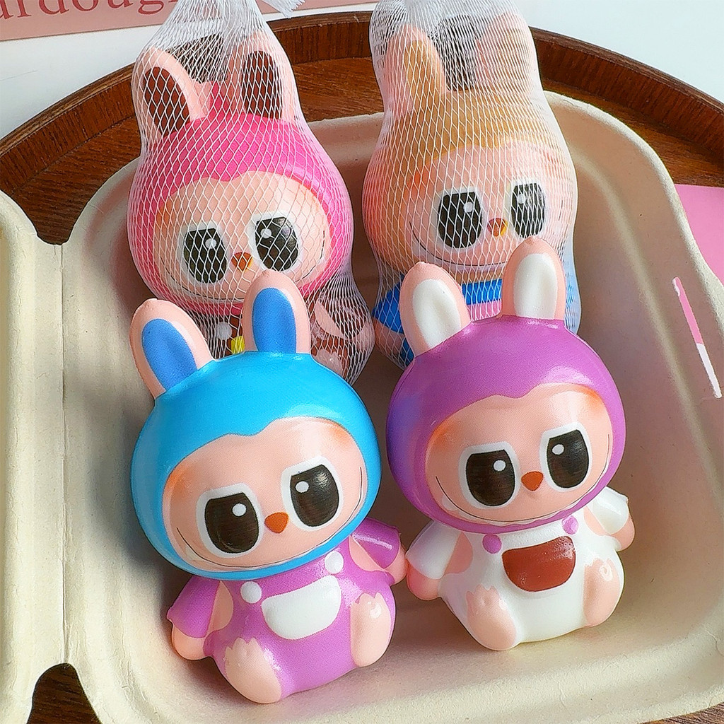 การ์ตูน LABUBU ช้า Rebound Decompression ของเล่น - TPR Soft Squishy ของ ...