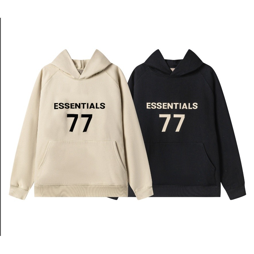 ♞,♘ใหม่ เสื้อกันหนาว มีฮู้ด ลายตัวอักษร FEAR OF GOD ESSENTIALS 77 ...
