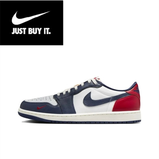 2024 ♞,♘Jordan Air Jordan 1 Low OG Howard University Red White and Blue