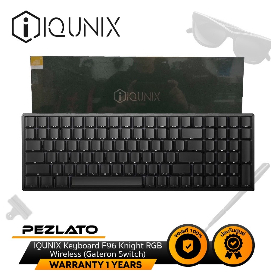 IQUNIX Keyboard F96 Knight RGB Wireless (Gateron Switch) | Shopee Thailand