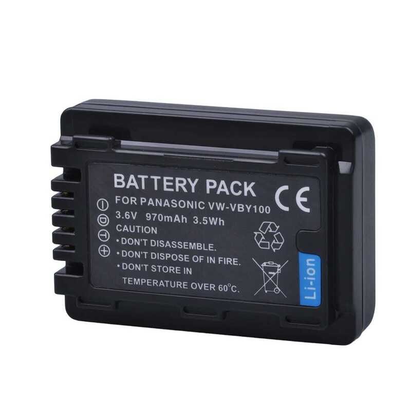 Dot.Foto VW-VBY100 Premium 3.7v / 970mAh Batterie Rechargeable - 6