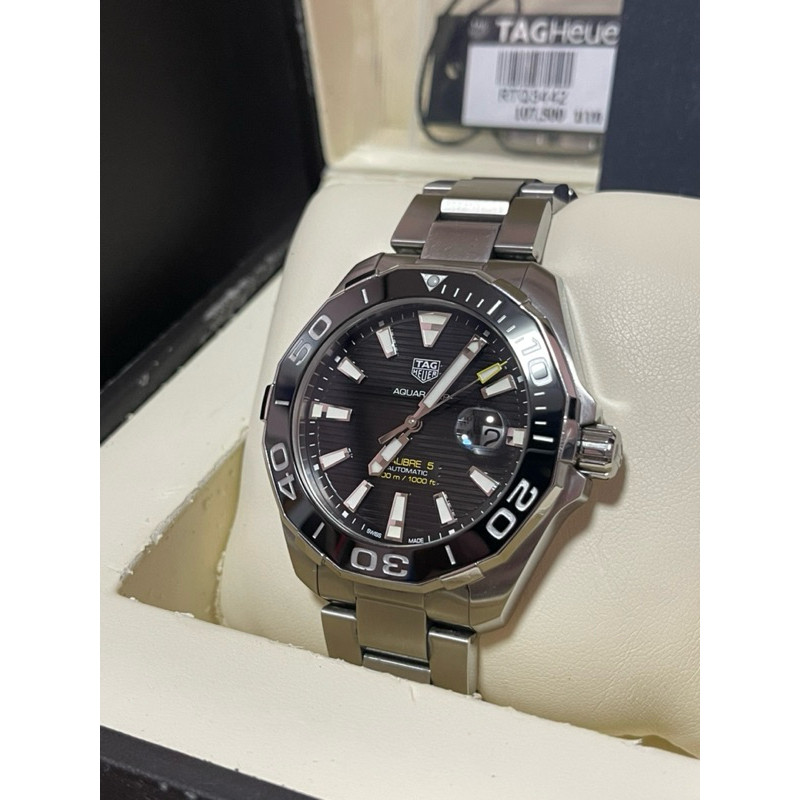 Bracelet Caoutchouc Noir TAG Heuer Pour Aquaracer WAY201A - Largeur 21.5mm - Neuf Avec étiquettes