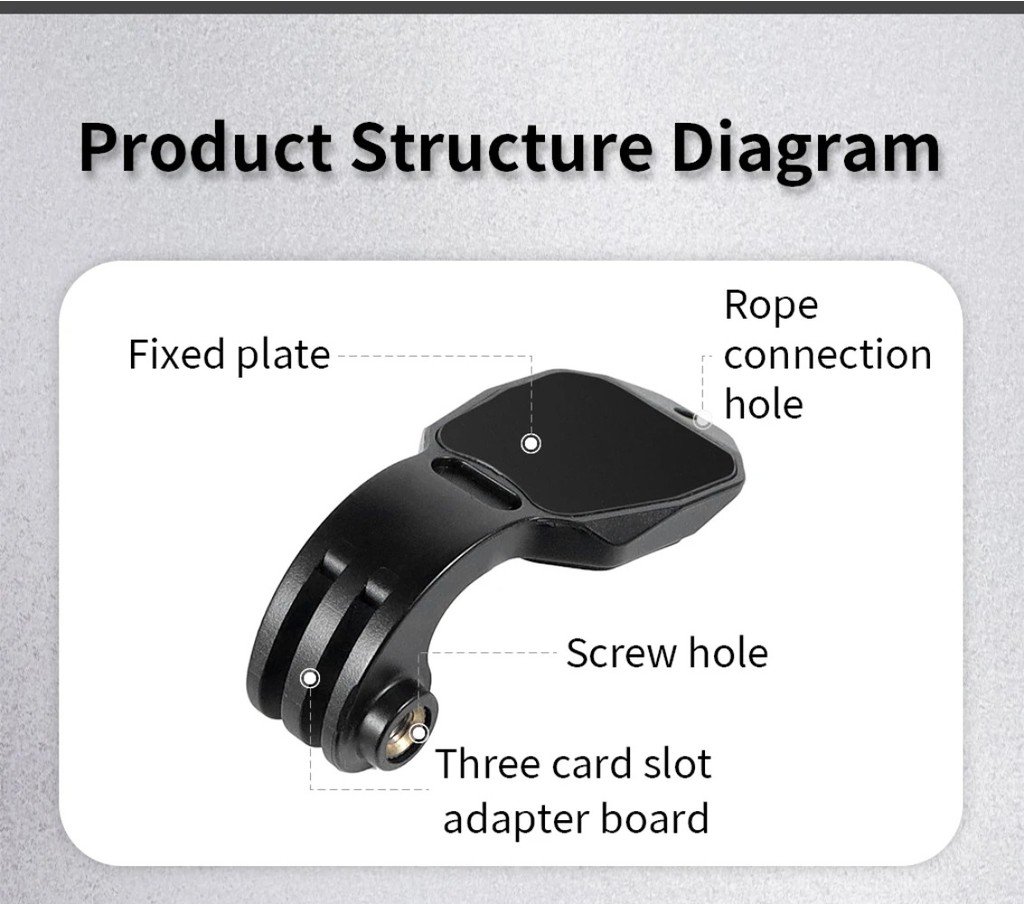 หมวกกันน็อครถจักรยานยนต์ Chin Adapter Chest Mount Magnetic Holder ...