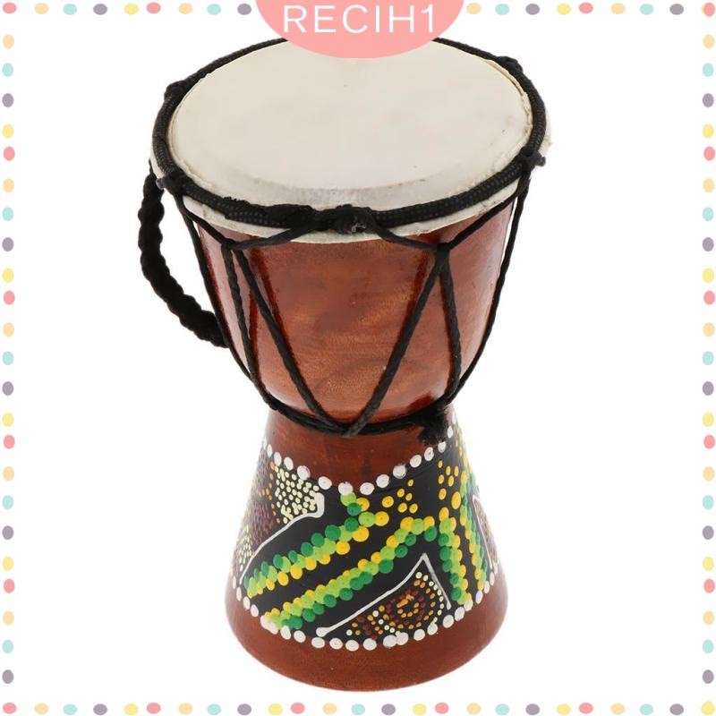 ในสต็อก [recihMY] Professional African Drum Bongo Wooden Good Sound ...