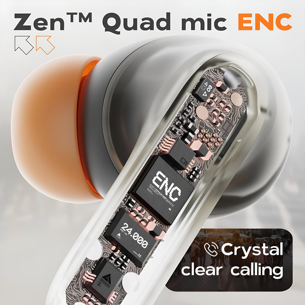 Double N ENC ลดเสียงรบกวน Low -delayed Dual -ear Real Wireless TWS Into ...