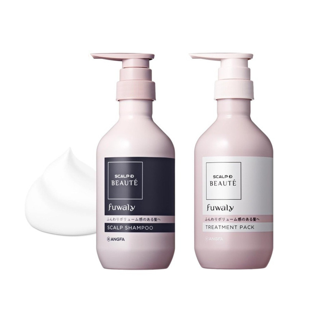 Angfa Scalp-D Beaute Fuwaly Scalp Shampoo & Treatment Pack JP