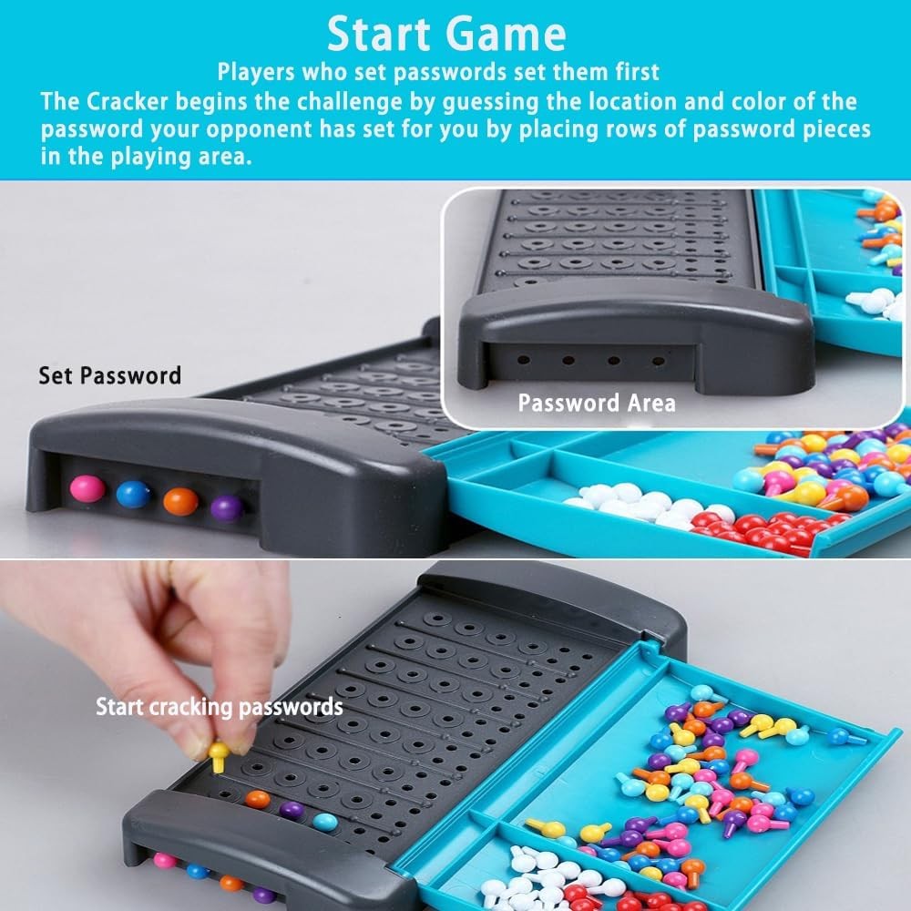 เกมกระดานเบรกเกอร์รหัส - ของเล่นเบรกเกอร์รหัส - Coder vs Decoder Mind ...